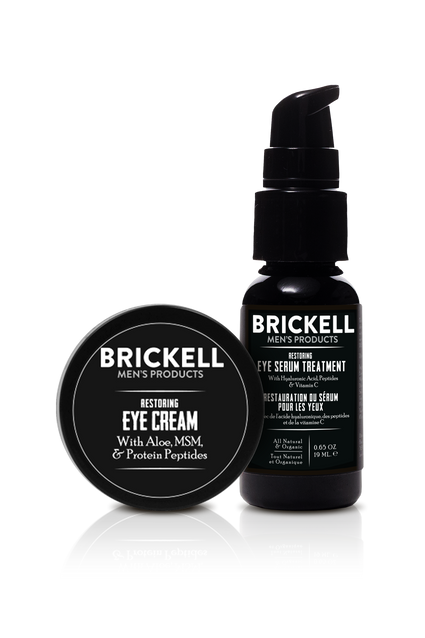 Best Restoring Eye Routine with Eye Cream and Eye Serum Treatment