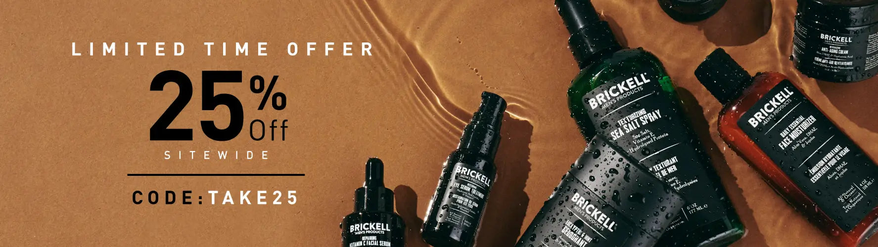 SITEWIDE SALE: 25% off w/ code: TAKE25
