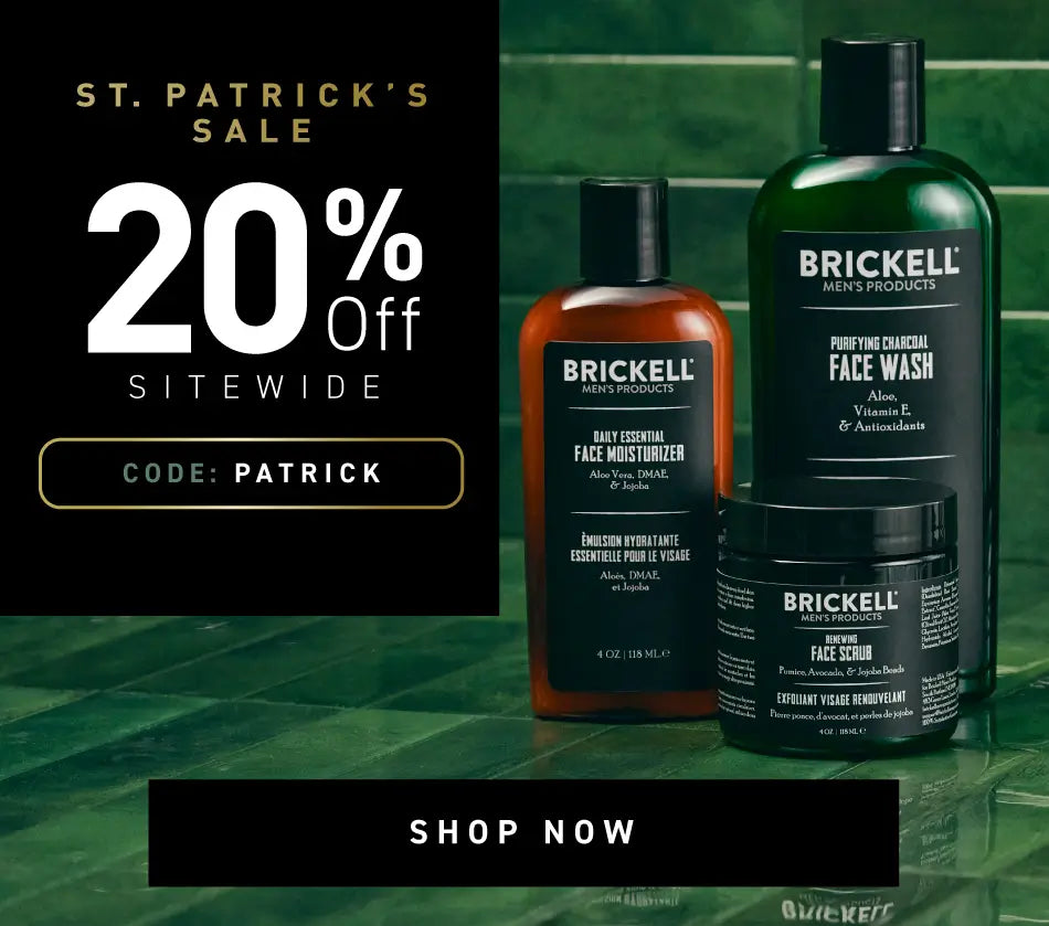 St. Patrick's Sale: 20% off Sitewide. Code: PATRICK. Shop Now.