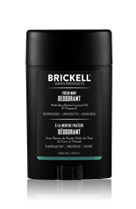 Fresh Mint Deodorant, Men's Natural Deodorant, Natural Deodorant for Men, Brickell Men's Products