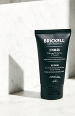 Natural Hair Gel, Mens Hair Gel, Brickell Men's Products, healthy Hair Gel
