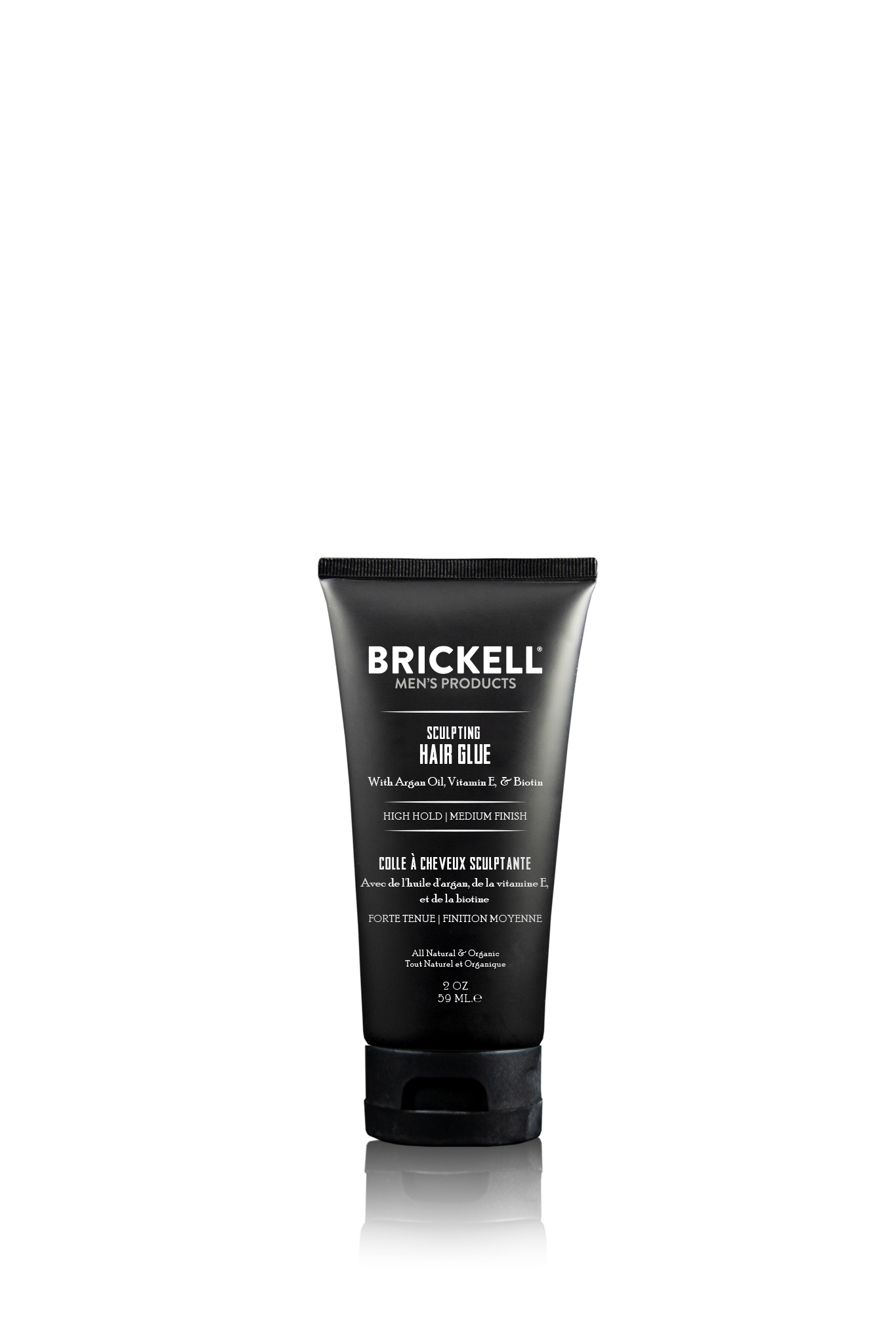 Styling Glue, Strong Hair Gel, Extreme Hold, Natural Hair Product, Brickell Men's Products