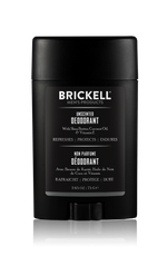 Unscented Deodorant, Men's Natural Unscented Deodorant, Natural Deodorant for Men, Brickell Men's Products